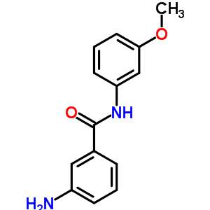 3-Amino-n-(3-methoxyphenyl)benzamide Structure,22240-96-6Structure