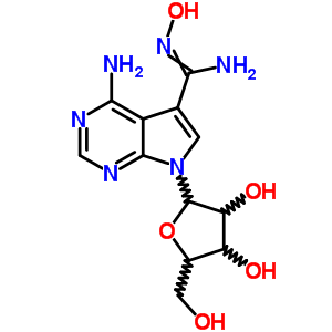 7H-pyrrolo[2,3-d]pyrimidine-5-carboximidamide,4-amino-n-hydroxy-7-b-d-ribofuranosyl- Structure,22242-89-3Structure