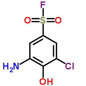 Benzenesulfonyl fluoride, 3-amino-5-chloro-4-hydroxy- Structure,22243-87-4Structure