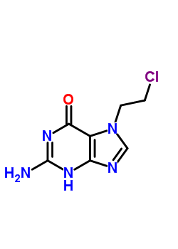 7-(Beta-chloroethyl)guanine Structure,22247-87-6Structure