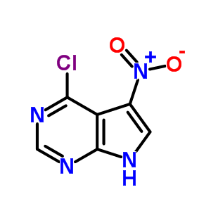 4-Chloro-5-nitro-7h-pyrrolo[2,3-d]pyrimidine Structure,22277-01-6Structure