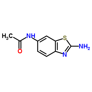 N-(2-amino-benzothiazol-6-yl)-acetamide Structure,22307-44-4Structure