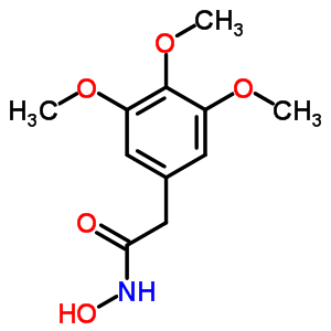 Benzeneacetamide,n-hydroxy-3,4,5-trimethoxy- Structure,22372-34-5Structure