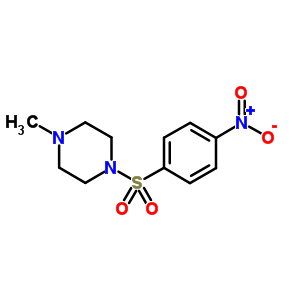 1-Methyl-4-(4-nitro-benzenesulfonyl)-piperazine Structure,223785-97-5Structure