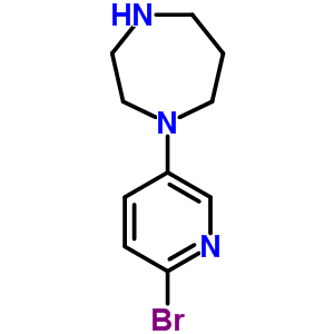 1-(6-Bromo-3-pyridyl)homopiperazine Structure,223797-21-5Structure