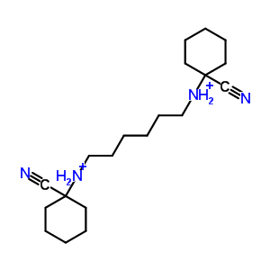 1-({6-[(1-Cyanocyclohexyl)amino]-hexyl}amino)cyclohexanecarbonitrile Structure,22411-41-2Structure