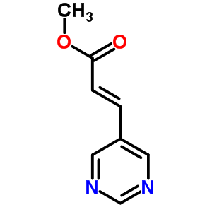 Methyl 3-pyrimidin-5-yl-acrylate Structure,224776-14-1Structure