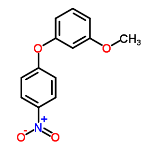 1-Methoxy-3-(4-nitrophenoxy) benzene Structure,22479-76-1Structure