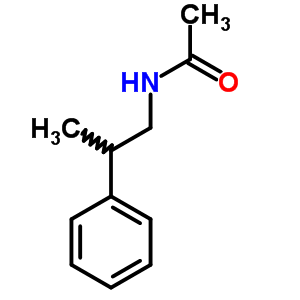 N-(2-phenyl-propyl)-acetamide Structure,22596-62-9Structure