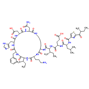 Bacitracin f Structure,22601-63-4Structure