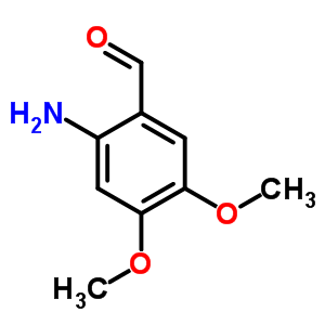 2-Amino-4,5-dimethoxybenzaldehyde Structure,22608-87-3Structure