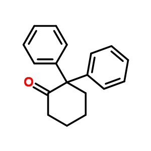 2,2-Diphenylcyclohexanone Structure,22612-62-0Structure