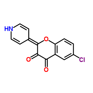 4H-1-benzopyran-4-one,6-chloro-3-hydroxy-2-(4-pyridinyl)- Structure,2269-35-4Structure