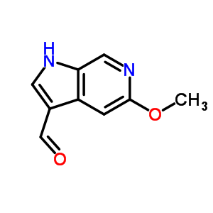 5-Methoxy-1h-pyrrolo[2,3-c]pyridine-3-carboxaldehyde Structure,227180-23-6Structure