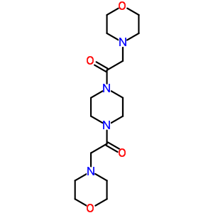 2-Morpholin-4-yl-1-[4-(2-morpholin-4-ylacetyl)piperazin-1-yl]ethanone Structure,22764-36-9Structure