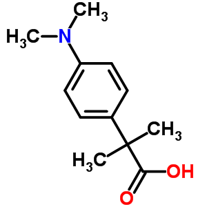 2-[4-(Dimethylamino)phenyl]-2-methylpropanoic acid Structure,228411-16-3Structure