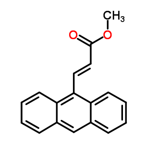 2-Propenoic acid,3-(9-anthracenyl)-, methyl ester, (2e)- Structure,22844-33-3Structure