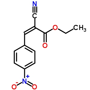 Ethyl 2-cyano-3-(4-nitrophenyl)acrylate Structure,2286-33-1Structure