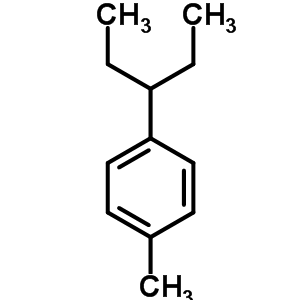 1-(1-Ethyl-propyl)-4-methyl-benzene Structure,22975-58-2Structure