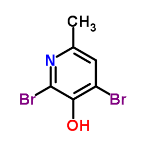 2,4-Dibromo-3-hydroxy-6-picoline Structure,23003-29-4Structure