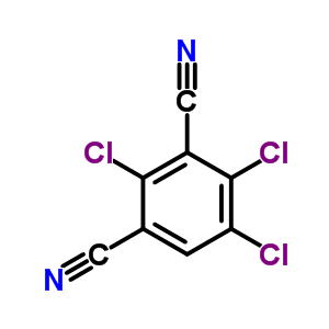 2,4,5-Trichloro-1,3-benzenedicarbonitrile Structure,23039-03-4Structure