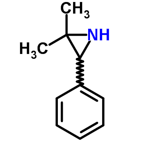 Aziridine,2,2-dimethyl-3-phenyl- Structure,23040-89-3Structure