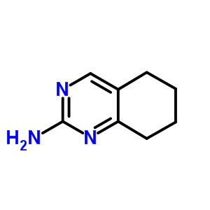 5,6,7,8-Tetrahydroquinazolin-2-amine Structure,2305-85-3Structure