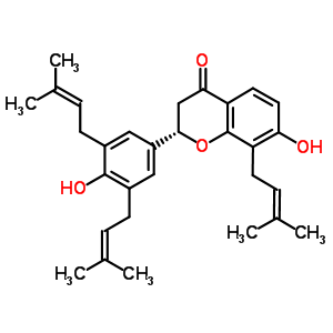 Sophoranone Structure,23057-55-8Structure