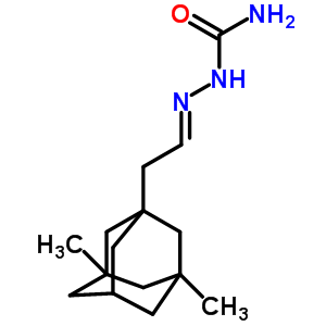 Hydrazinecarboxamide,2-[2-(3,5-dimethyltricyclo[3.3.1.13,7]dec-1-yl)ethylidene]- Structure,23067-60-9Structure