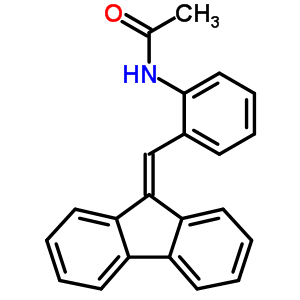 Acetamide,n-[2-(9h-fluoren-9-ylidenemethyl)phenyl]- Structure,2311-83-3Structure