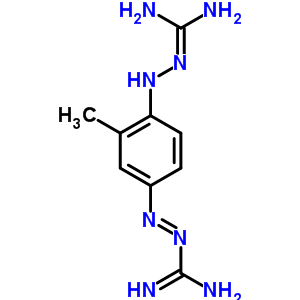 2-[(4-Carbamimidoyldiazenyl-2-methyl-phenyl)amino]guanidine Structure,23140-10-5Structure