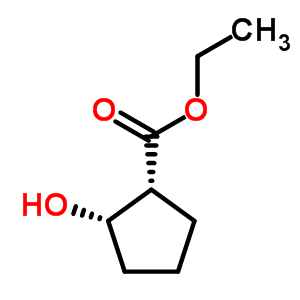 Ethyl cis-2-hydroxy-1-cyclopentanecarboxylate Structure,2315-21-1Structure