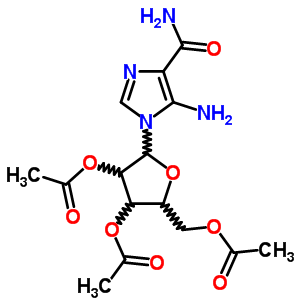 5-Amino-1-(2-o,3-o,5-o-triacetyl-beta-d-ribofuranosyl)-1h-imidazole-4-carboxamide Structure,23274-21-7Structure