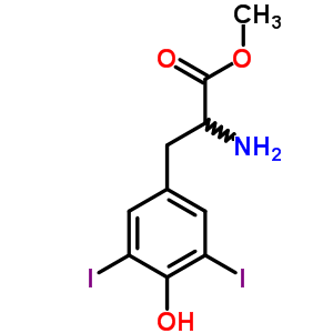 3,5-Diindo-l-tyrosine methyl ester Structure,23277-41-0Structure