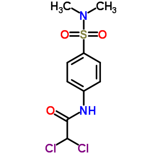 Acetamide,2,2-dichloro-n-[4-[(dimethylamino)sulfonyl]phenyl]- Structure,23280-38-8Structure