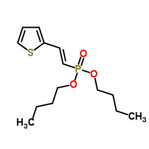 2-[(E)-2-dibutoxyphosphorylethenyl]thiophene Structure,23614-29-1Structure