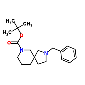 Tert-butyl 2-benzyl-2,7-diazaspiro[4.5]decane-7-carboxylate Structure,236406-46-5Structure