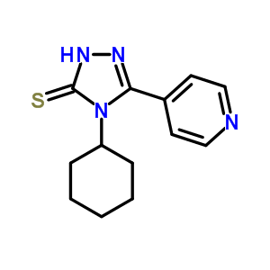 4-Cyclohexyl-5-pyridin-4-yl-4h-[1,2,4]triazole-3-thiol Structure,23714-52-5Structure