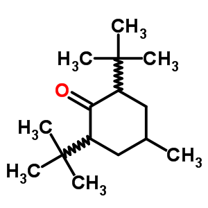 Cyclohexanone,2,6-bis(1,1-dimethylethyl)-4-methyl- Structure,23790-39-8Structure