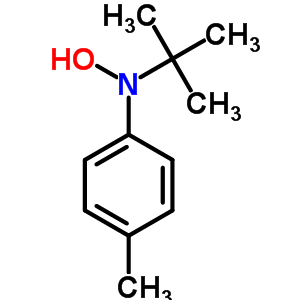 Benzenamine,n-(1,1-dimethylethyl)-n-hydroxy-4-methyl- Structure,23819-52-5Structure