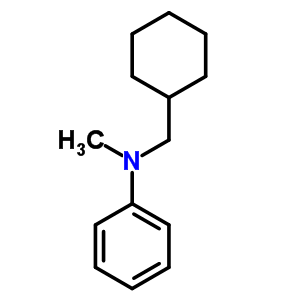 Benzenamine,n-(cyclohexylmethyl)-n-methyl- Structure,23824-51-3Structure