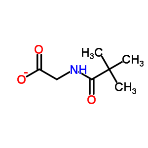 (2,2-Dimethylpropanoyl)amino]acetic acid Structure,23891-96-5Structure