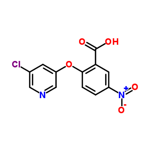 2-[(5-Chloro-3-pyridyl)oxy]-5-nitrobenzoic acid Structure,239081-09-5Structure