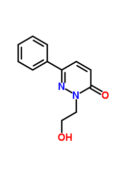 2-(2-Hydroxyethyl)-6-phenyl-3(2h)-pyridazinone Structure,23916-77-0Structure