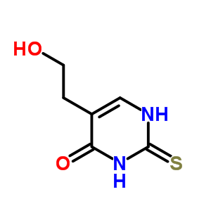 2,3-Dihydro-5-(2-hydroxyethyl)-2-thioxo-4(1h)-pyrimidinone Structure,23956-11-8Structure