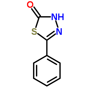 5-Phenyl-1,3,4-thiadiazol-2(3h)-one Structure,24028-40-8Structure