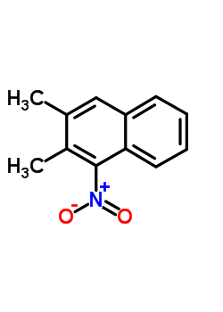 2,3-Dimethyl-1-nitronaphthalene Structure,24055-46-7Structure