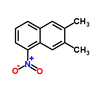 2,3-Dimethyl-5-nitronaphthalene Structure,24055-47-8Structure