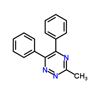 1,2,4-Triazine,3-methyl-5,6-diphenyl- Structure,24108-37-0Structure