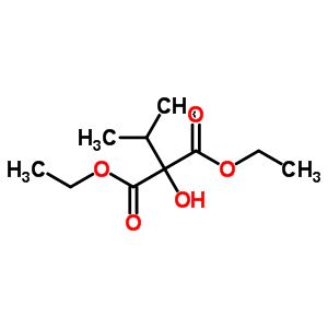 Isopropyl-tartronic acid diethyl ester Structure,24124-04-7Structure